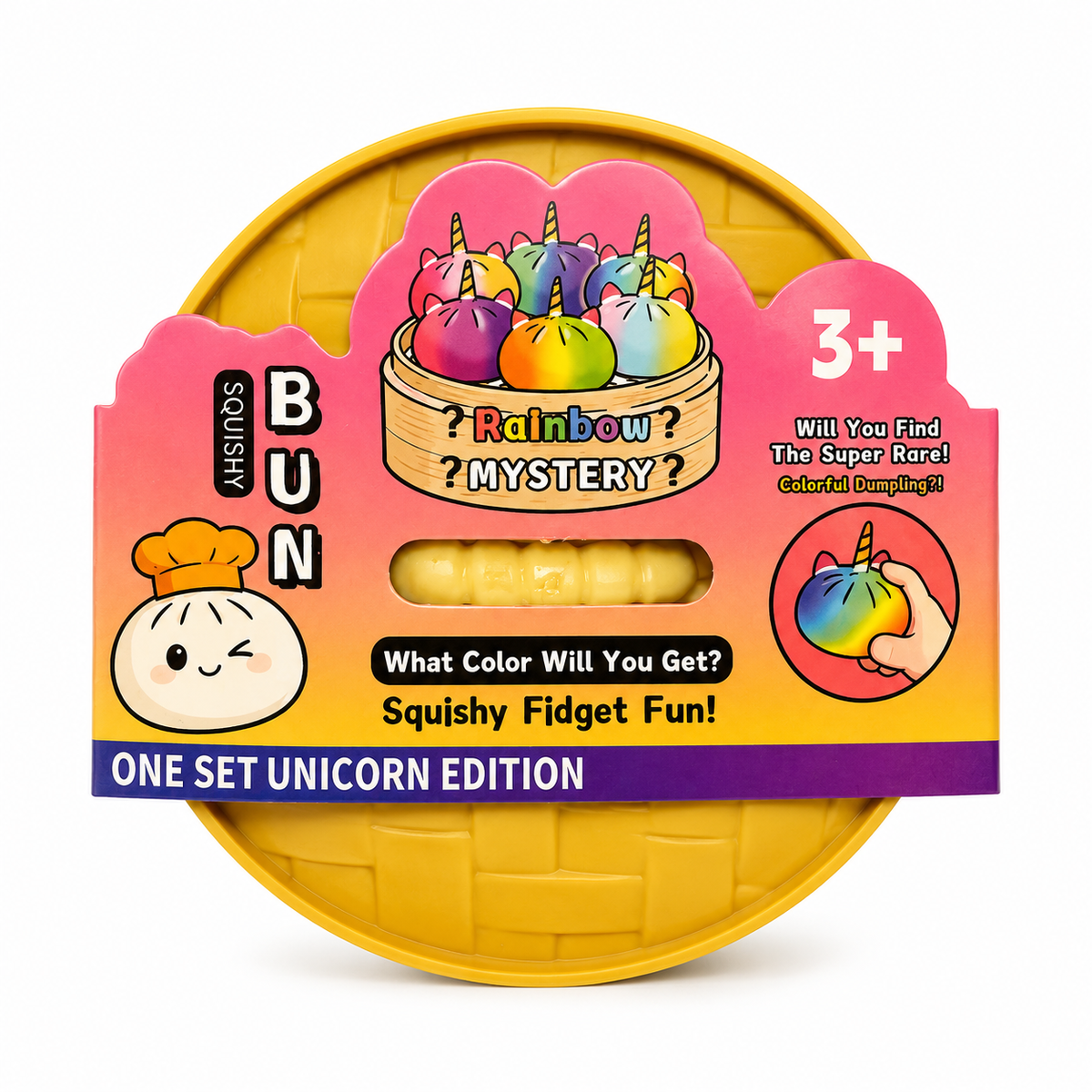 Rainbow Mystery Squishy Bun β Unicorn Edition π¦π