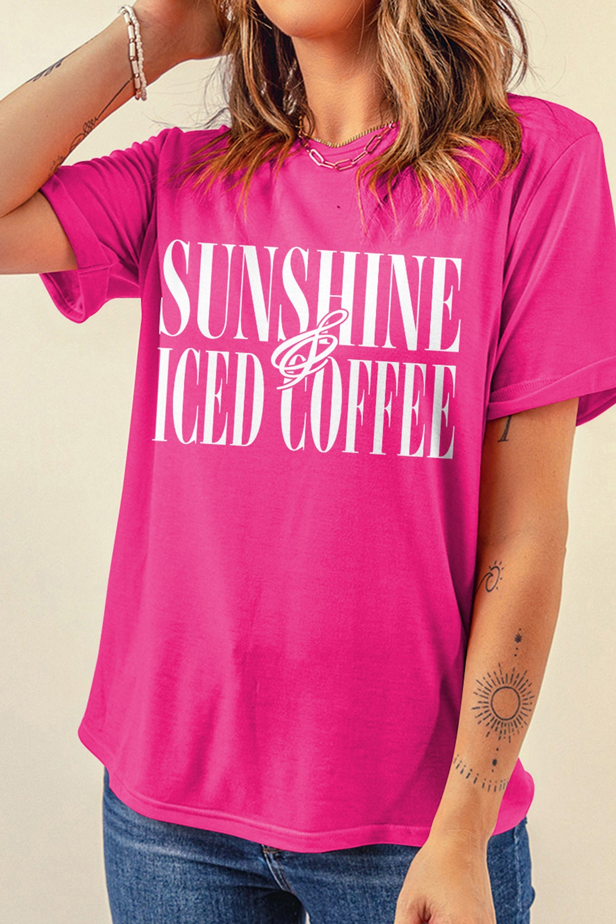 Sunshine & Iced Coffee Graphic Tee