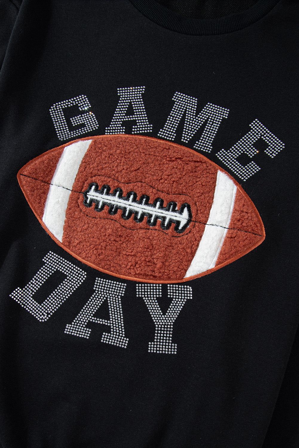 GAME DAY Football Pullover and Shorts-Black
