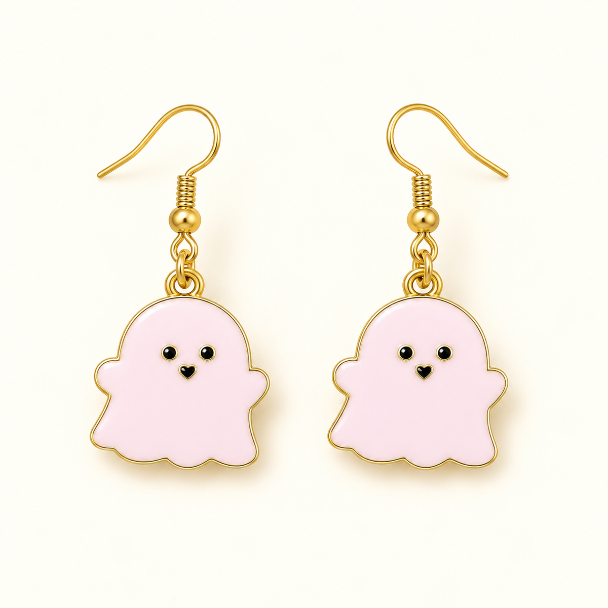Blush Ghost Dangle Earrings
