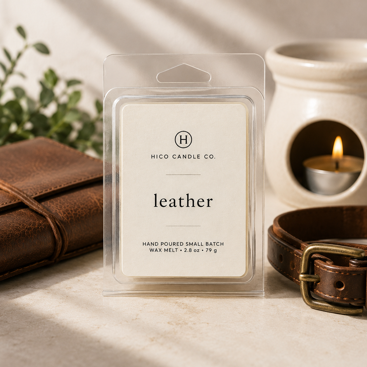 Leather Wax Melt 2.8 oz
