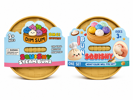 Mystery Squishy Steam Bunz 🥟✨
