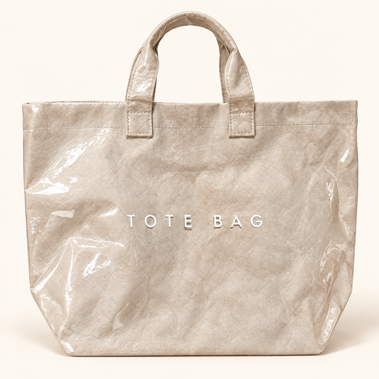 Neutral Glossy Tote Bag