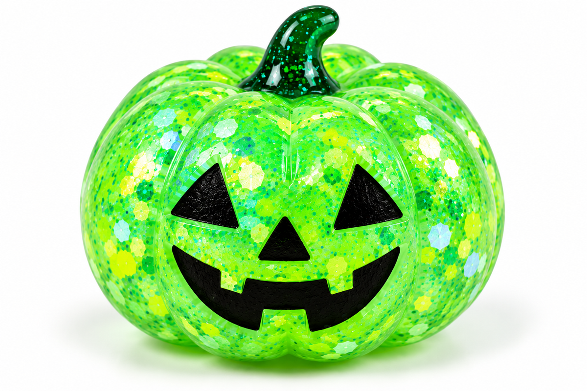 Glitter Jack-O’-Lantern Pumpkin Squishy