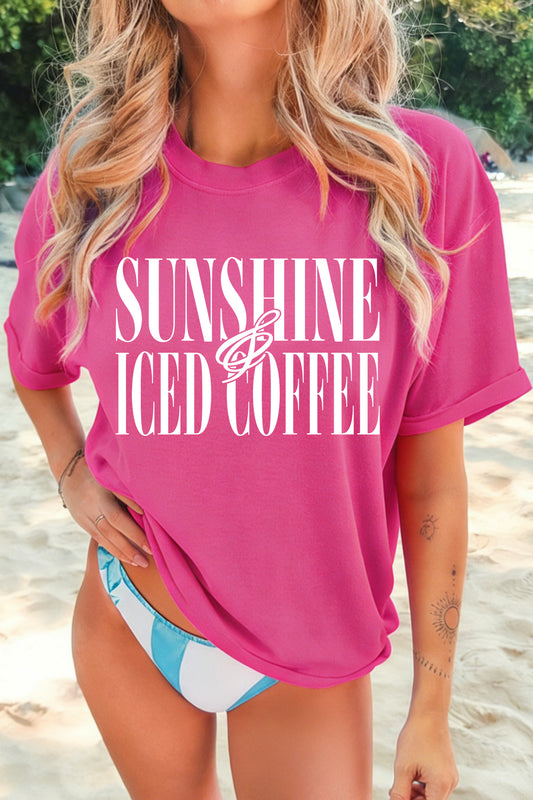 Sunshine & Iced Coffee Graphic Tee