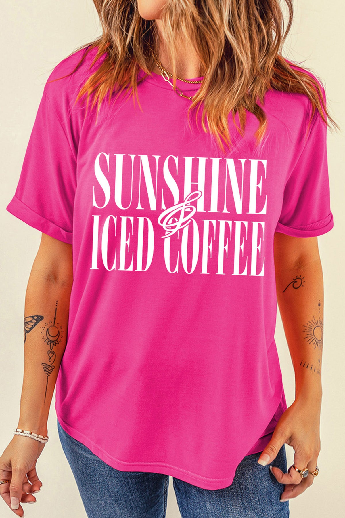 Sunshine & Iced Coffee Graphic Tee