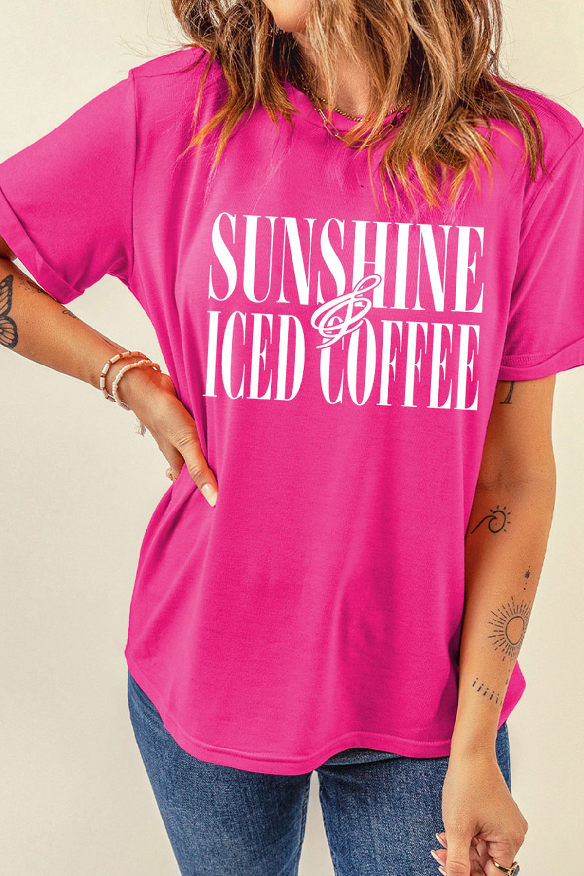 Sunshine & Iced Coffee Graphic Tee