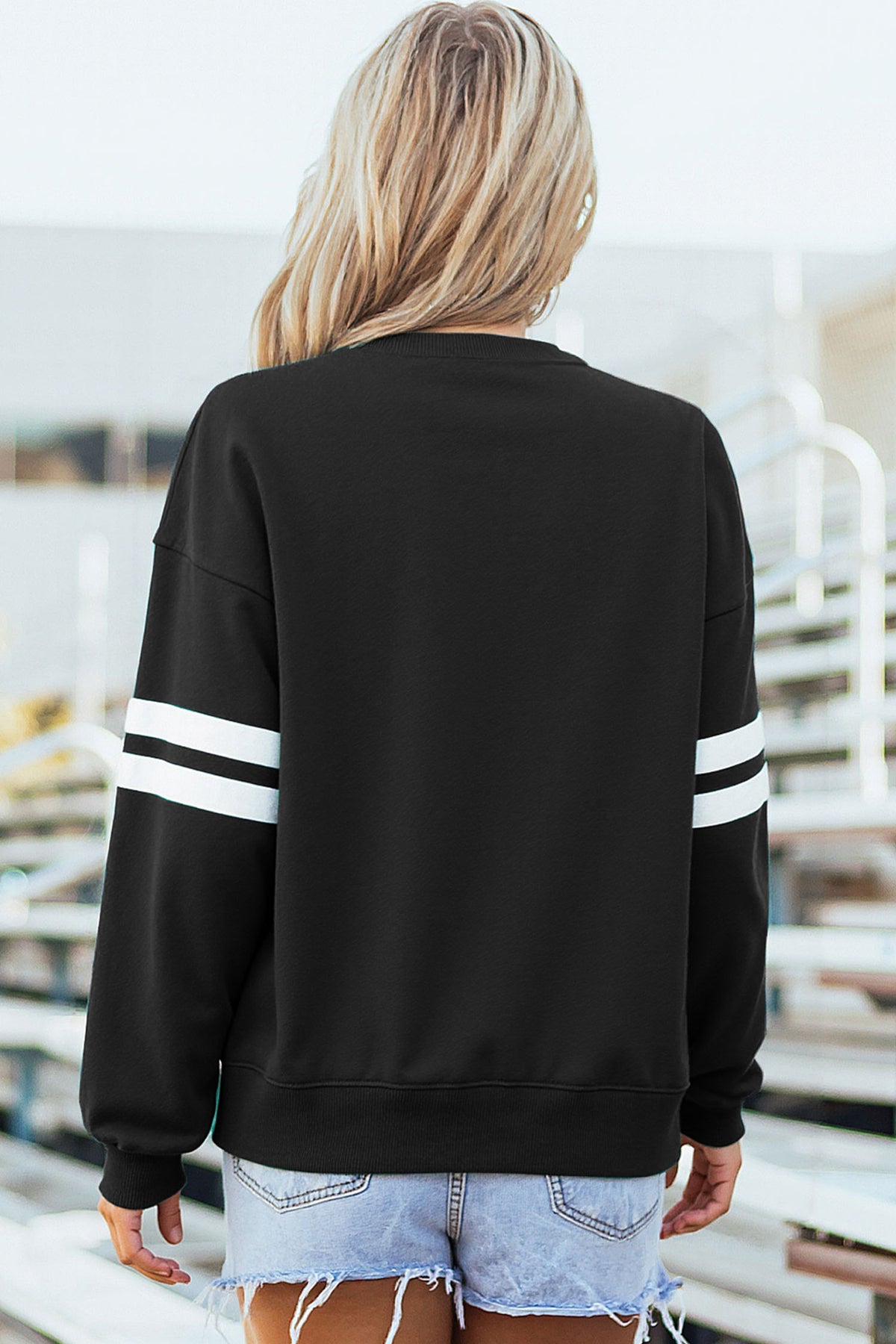 TEXAS Varsity Patchwork Sweatshirt