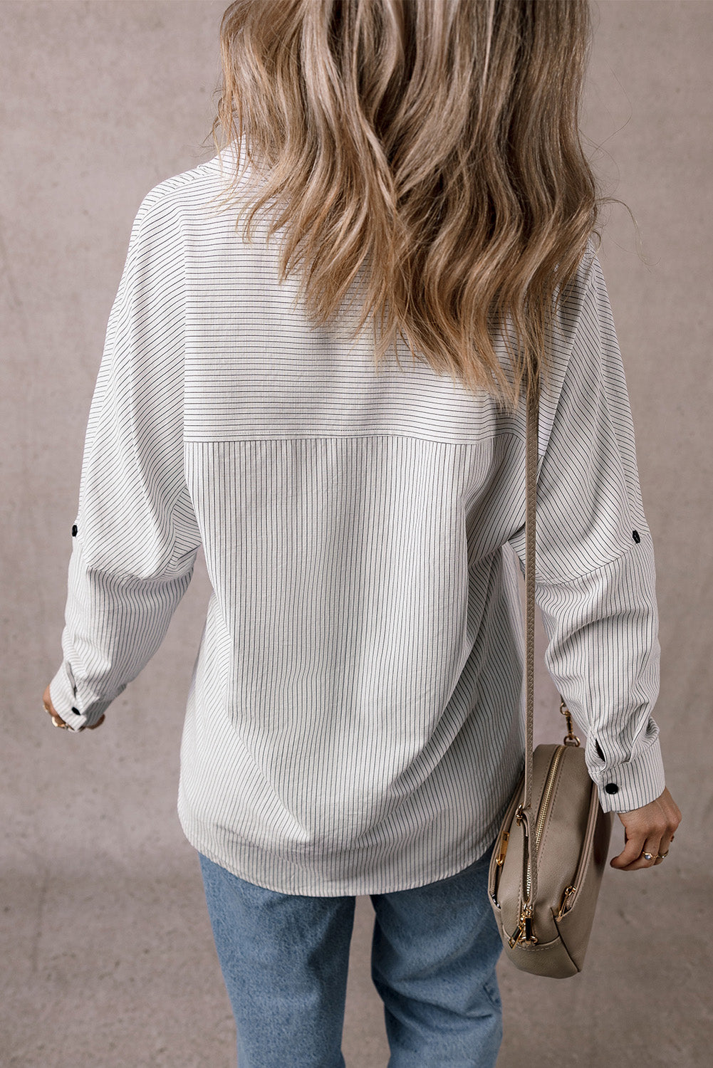 Everyday Chic Pinstripe Button-Up Shirt