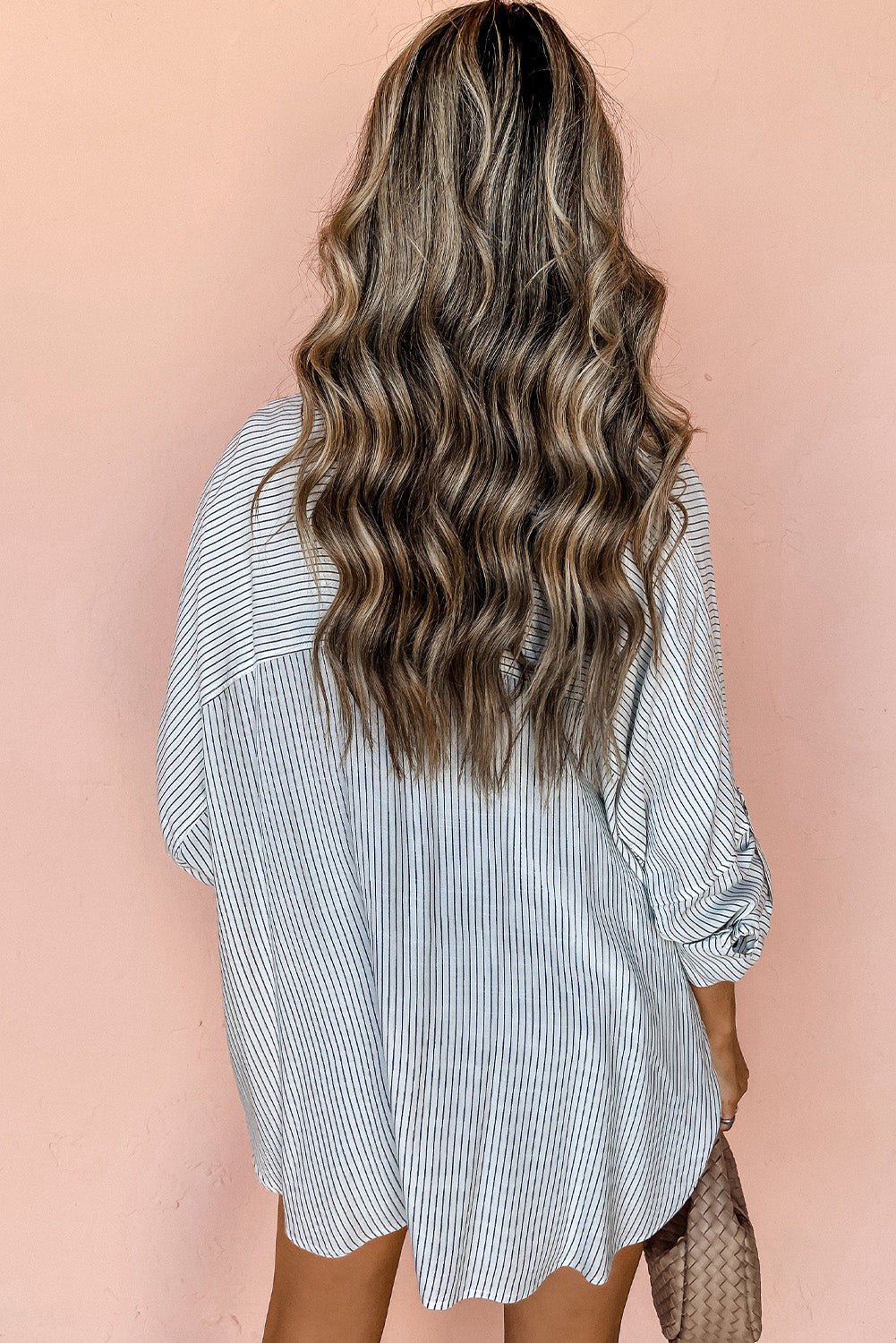 Everyday Chic Pinstripe Button-Up Shirt
