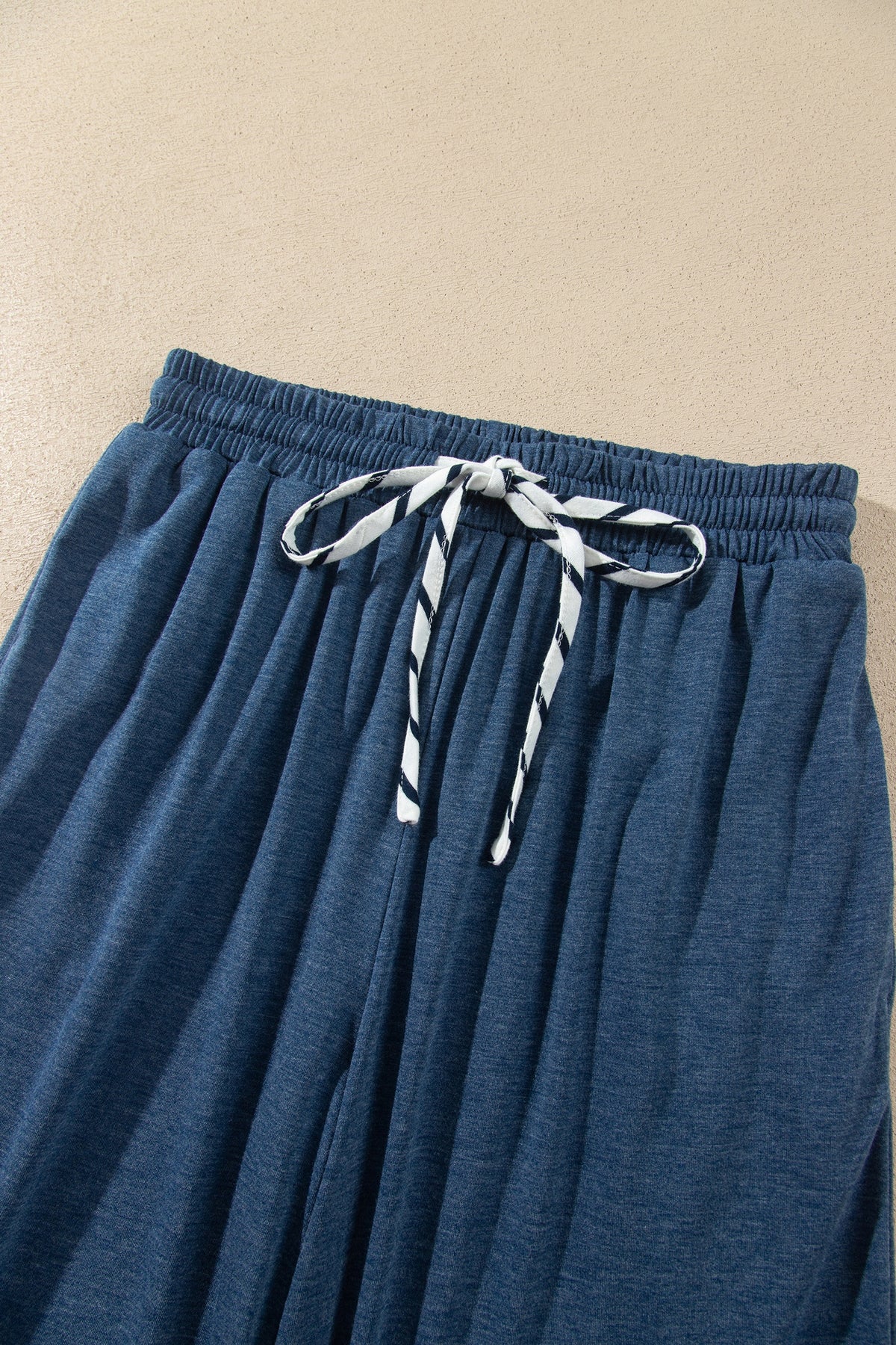 Blue Haven Striped & Ruffle Wide-Leg Pants Set
