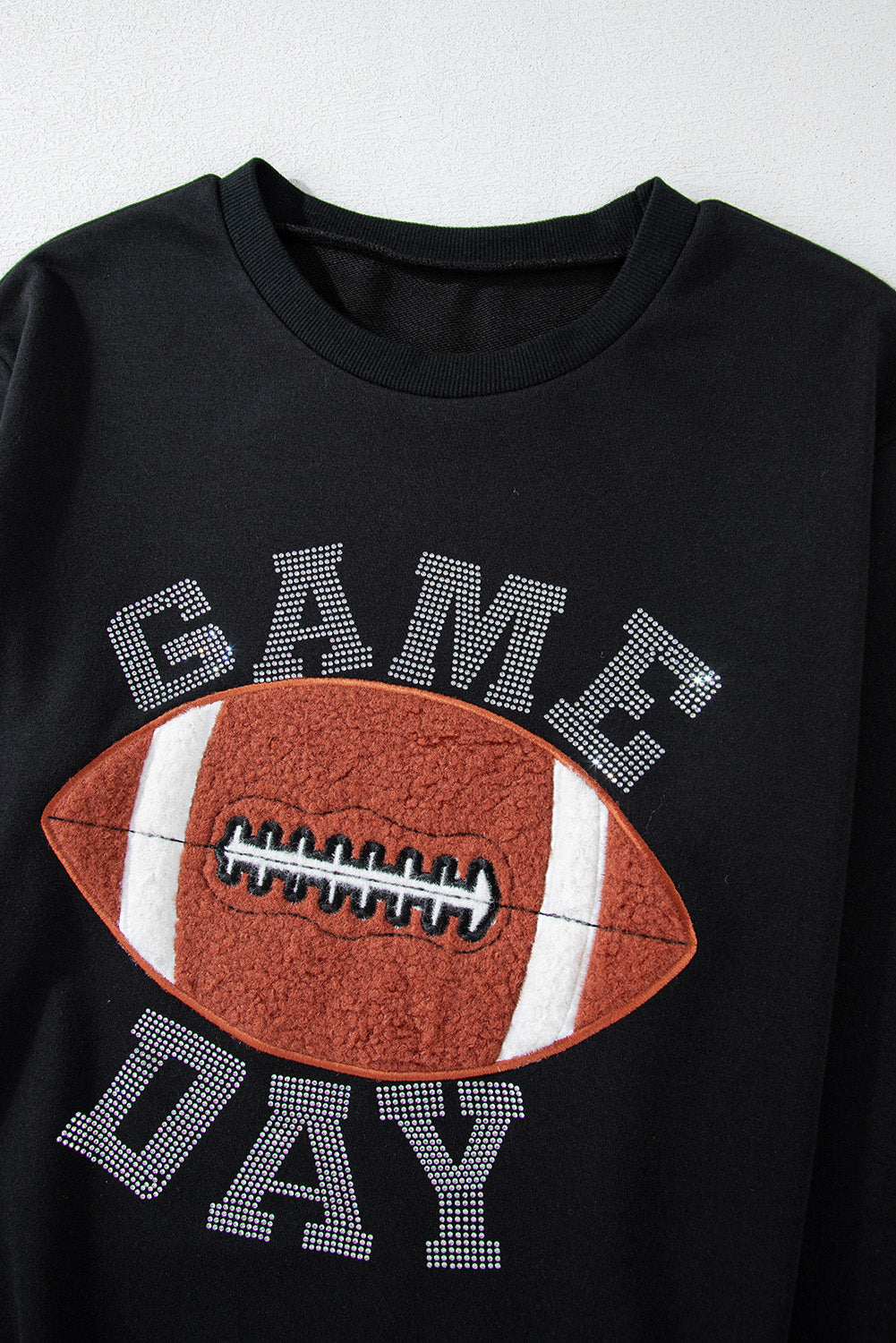 GAME DAY Football Pullover and Shorts-Black