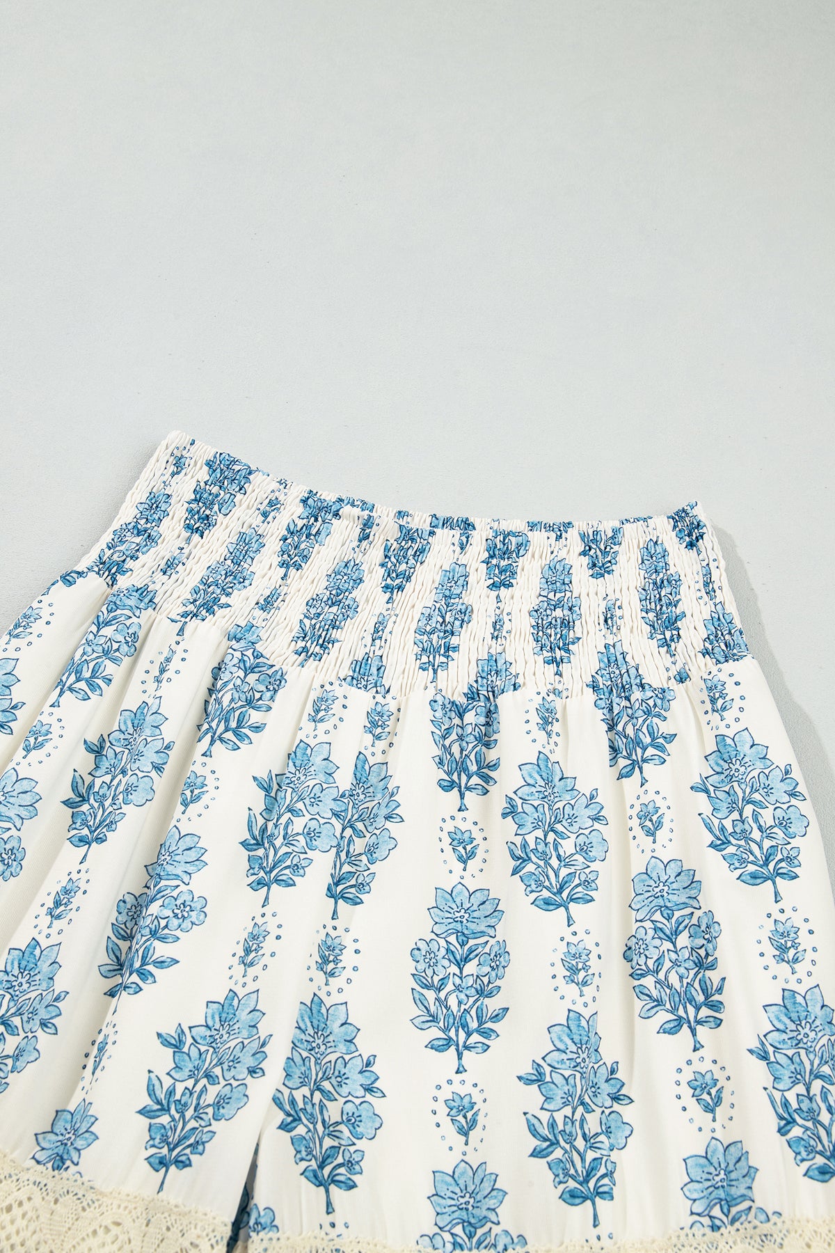 Bluebell Breeze Floral Lace Wide Leg Pants
