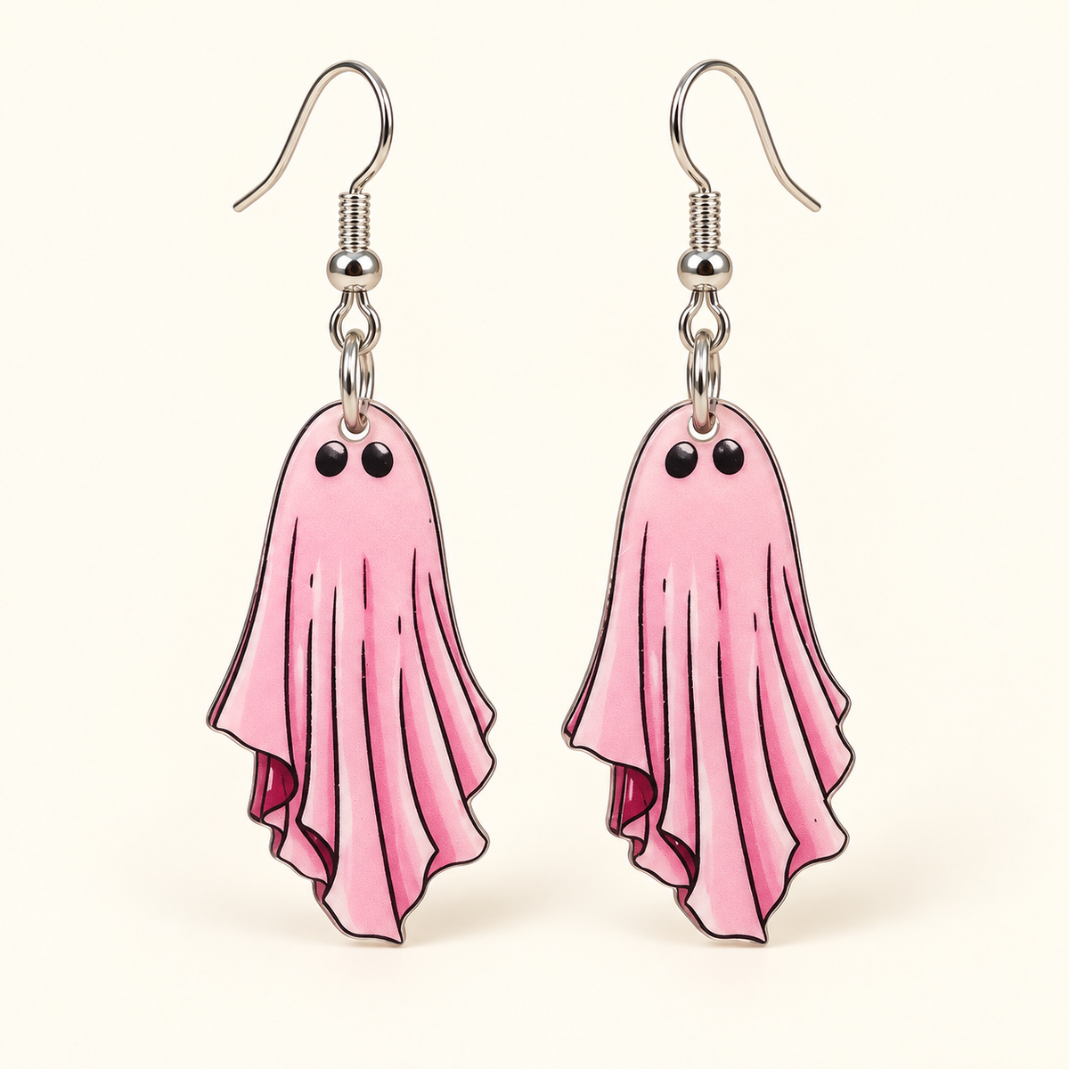 Blush Sheet Ghost Earrings